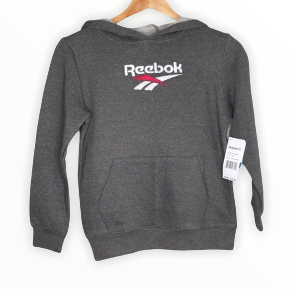 Reebok Other - Soft Grey Hoodie Jacket Reebok Youth Unisex NWT